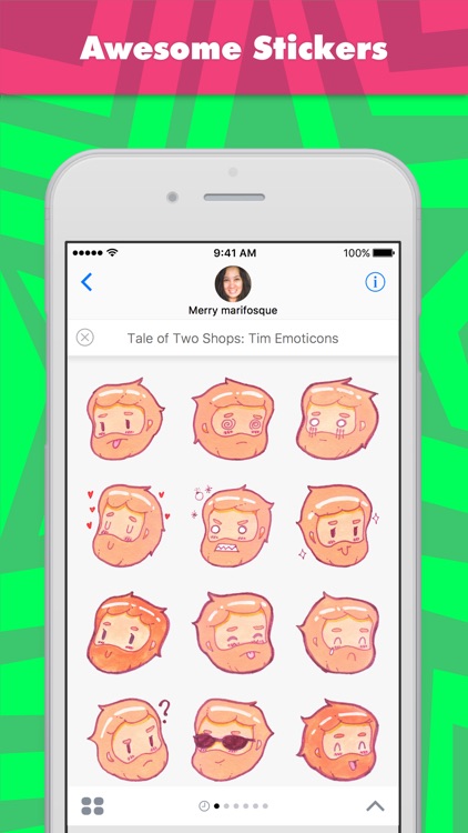 Tale of Two Shops: Tim Emoticons stickers