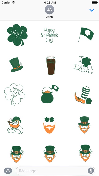 It's St. Patrick's Day! Stickers screenshot-3