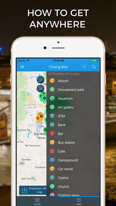 How to cancel & delete Chiang Mai Travel Guide with Offline Street Map from iphone & ipad 3