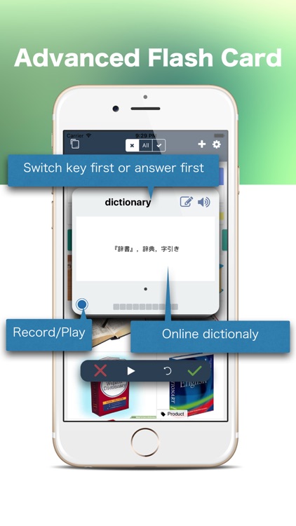Flaca - Flash card app for language learner -