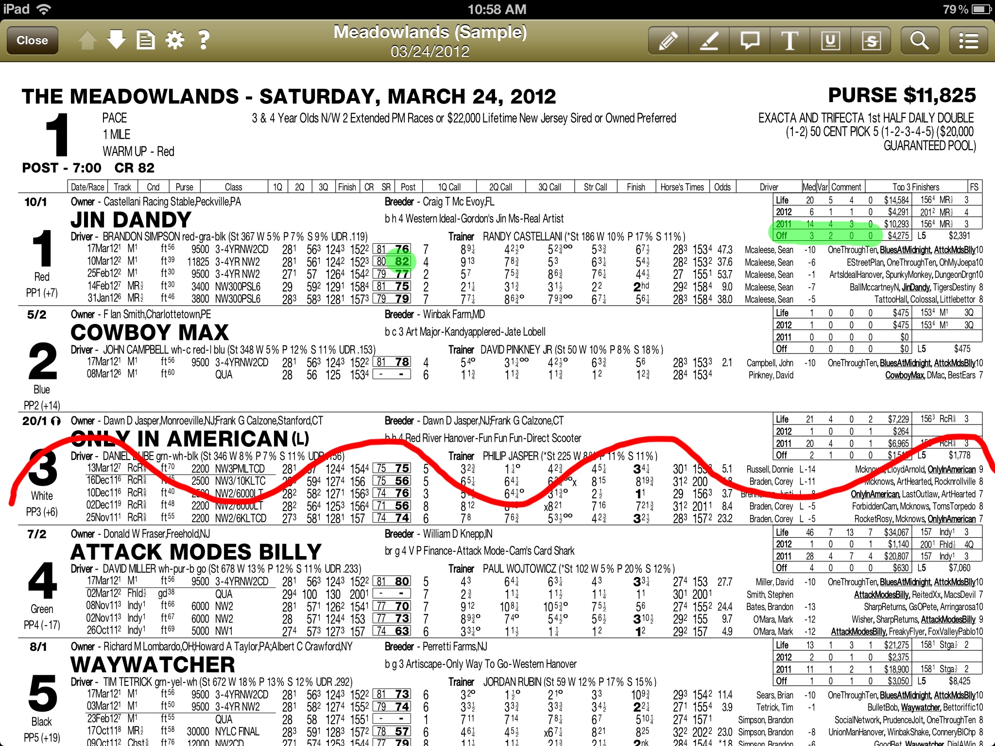 iPPs by Equibase screenshot 4