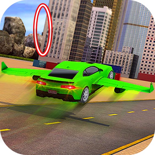 Futuristic Flying Car : Crazy Driving Simulator 3D iOS App