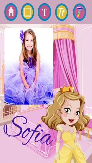 Fairy princess photo frames for kids – P