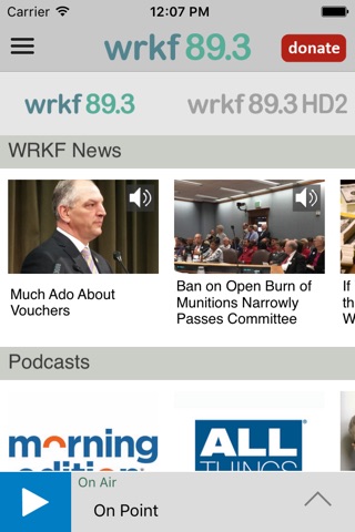 WRKF Public Radio App screenshot 2