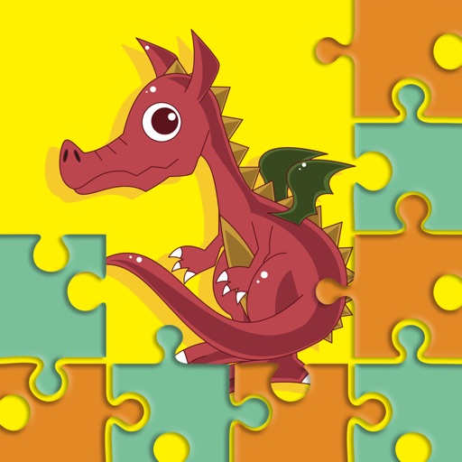 Dream Dragons Jigsaw Puzzle Work for Kids iOS App