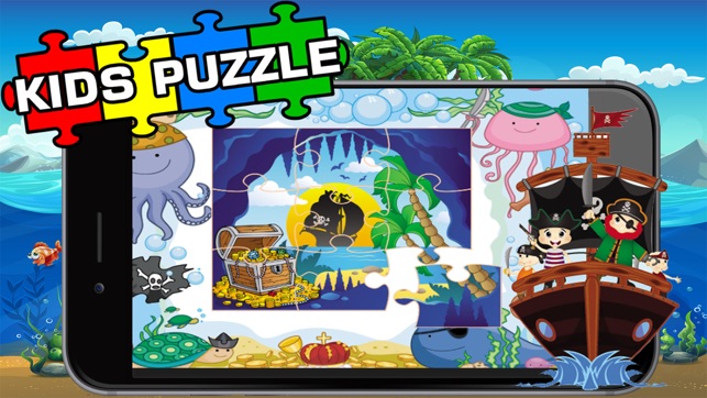 Fun Pirates Jigsaw Puzzles Educational Kids Games(圖3)-速報App