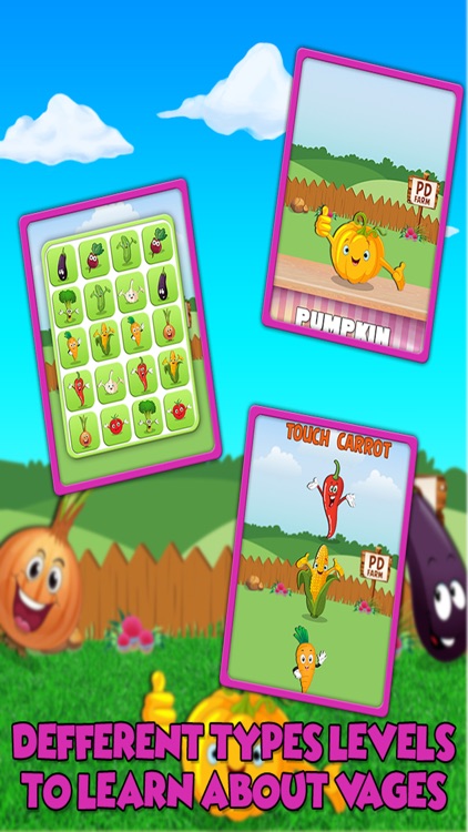 Kids Game Learn Vegetables