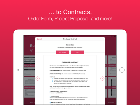 Business Templates for Pages screenshot 3