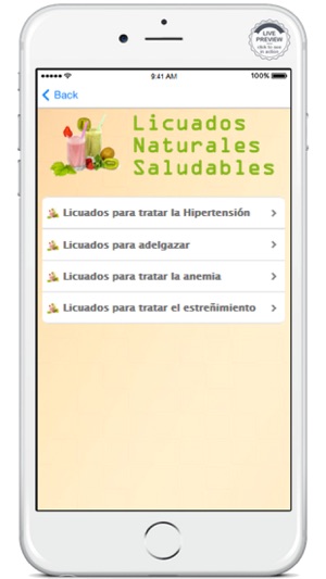 Licuados Naturales Saludables(圖2)-速報App