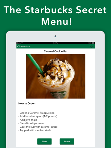 Secret Menu for Starbucks Pro! - náhled