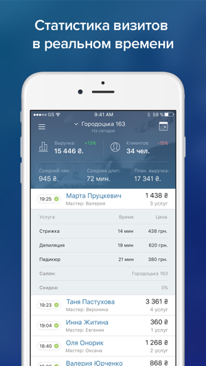 BloknotApp Boss - статистика салона красоты онлайн(圖2)-速報App