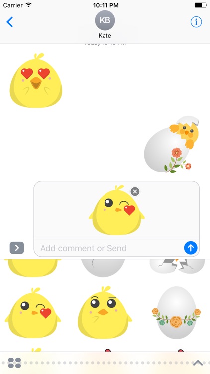 Cute Chickens - Fc Sticker screenshot-3