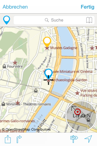 Lyon on foot : Offline Map screenshot 2