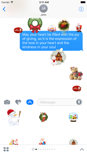 Christmas Sticker For iMessage App(圖2)-速報App