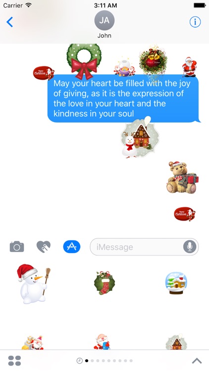 Christmas Sticker For iMessage App