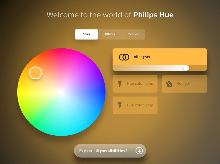 Philips Hue instore app