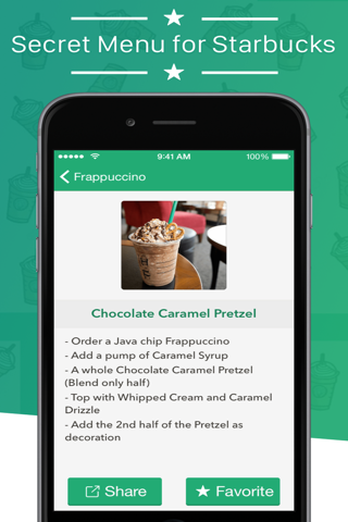 Secret Menu for Starbucks + - náhled