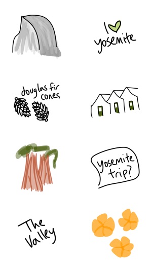 Yosemite sticker, California stickers for iMessage(圖2)-速報App