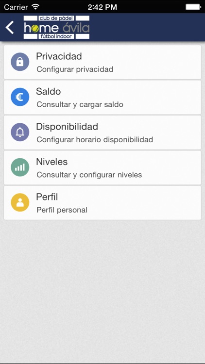Club Padel Home Avila