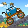 Flying animals Car Hill Climb Racing Game Kids