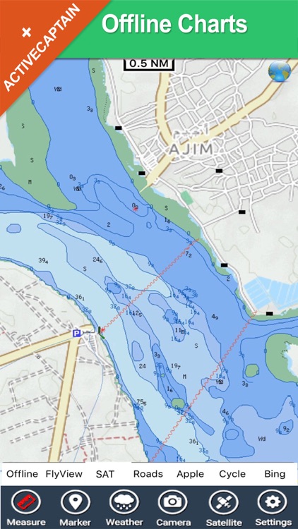 Djerba (Tunis) offline charts GPS map Navigator