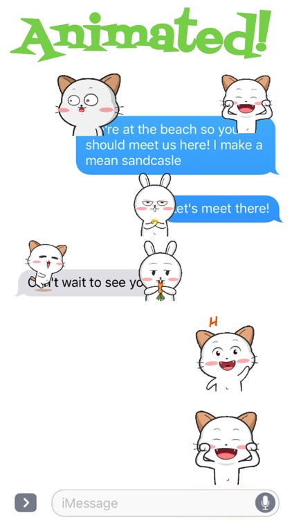 Kitty And Rabbit Animated