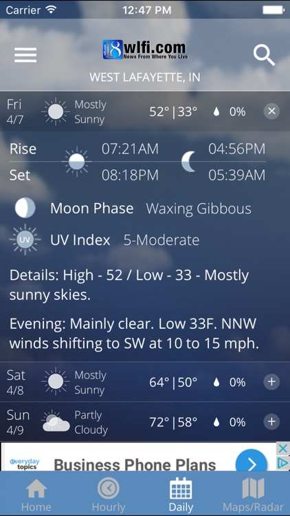 WLFI 18 Weather - Radar & Forecasts screenshot-3