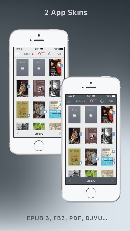 tiReader Nano - eBook reader epub, fb2, pdf, djvu
