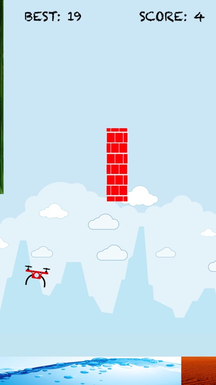 Flappy Drone: Crash Plane Flying Sky Racing Game screenshot-3