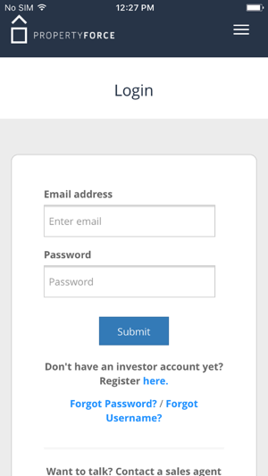 PROPERTYFORCE Investor App