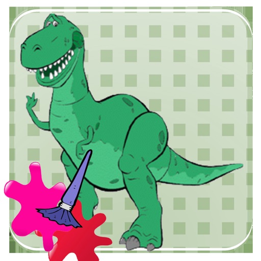 Shark Donosaur Hunter coloring game for kid Icon