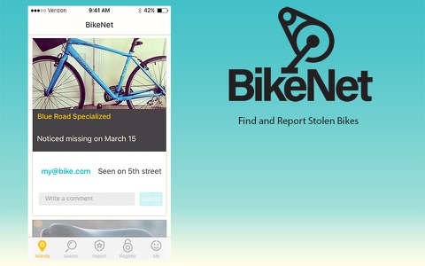 BikeNet screenshot 2