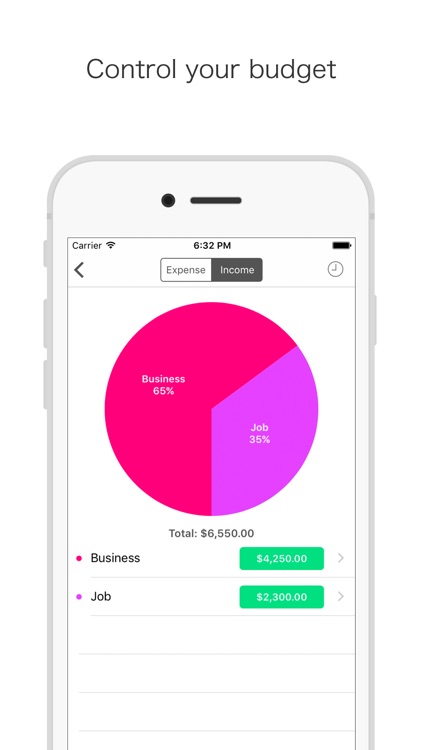 Cashbook: Budgeting report and accounting control