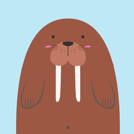 Kids Coloring Book Games Drawing Walrus