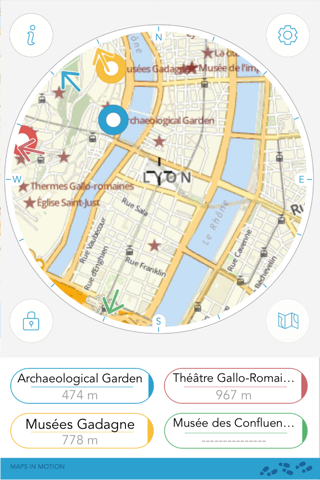 Lyon on foot : Offline Map - náhled