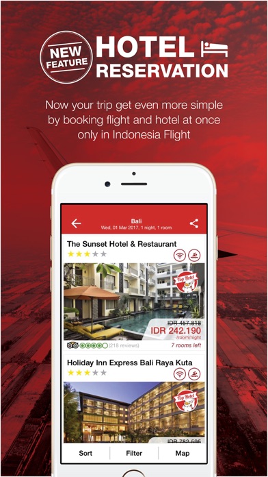 Indonesia Flight - Hotel iPhone Indonesia Flight - Hotel iPhone