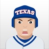 Texas Baseball Stickers &amp; Emojis