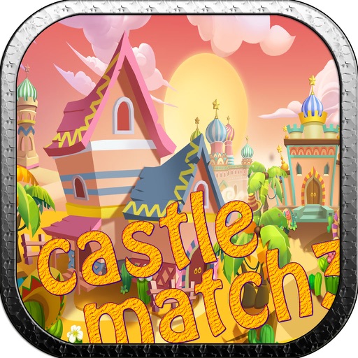 Castle Match3 Games - matching pictures for kids Icon