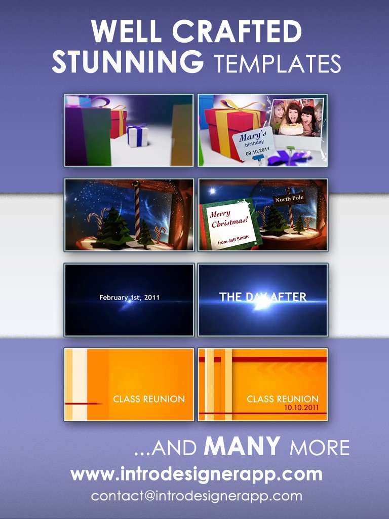 Intro Designer Lite - Create Intros for iMovie screenshot 3