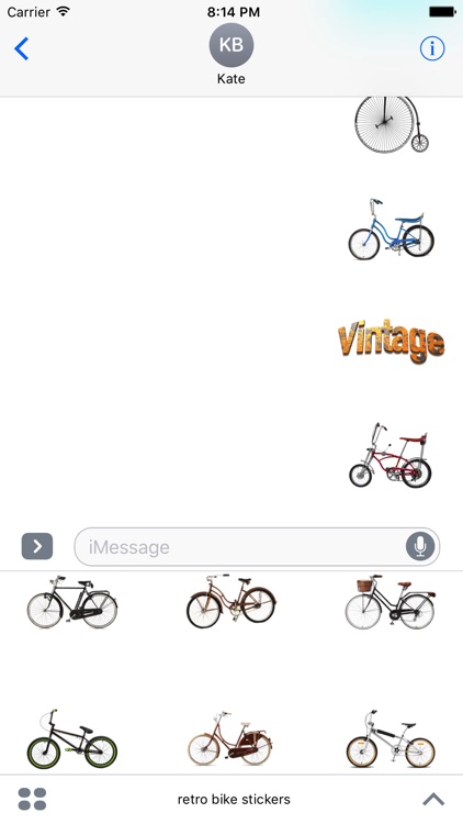 Retro Bike Stickers