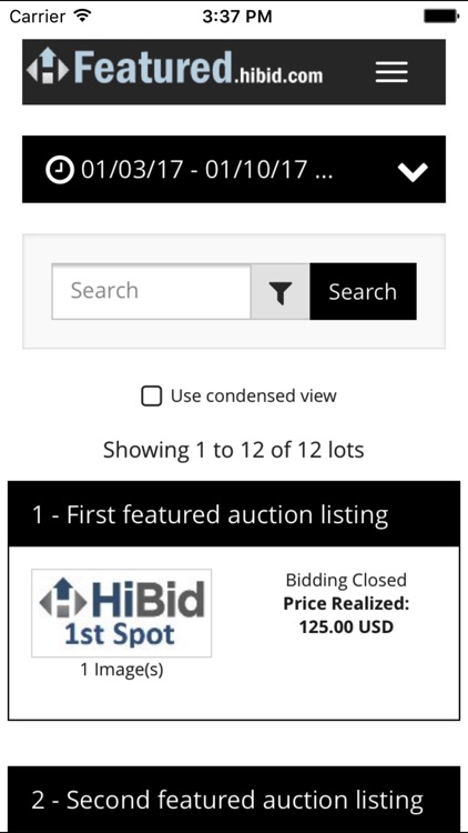 HiBid FA for Auctioneers