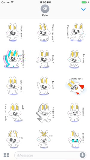 Ford The Cutest Bunny English Stickers(圖1)-速報App