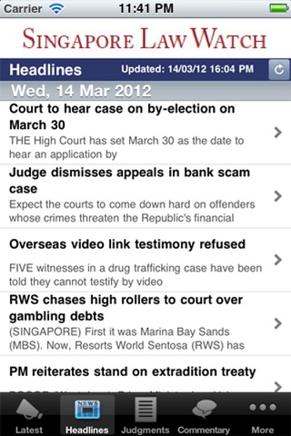 Singapore Law Watch screenshot 2