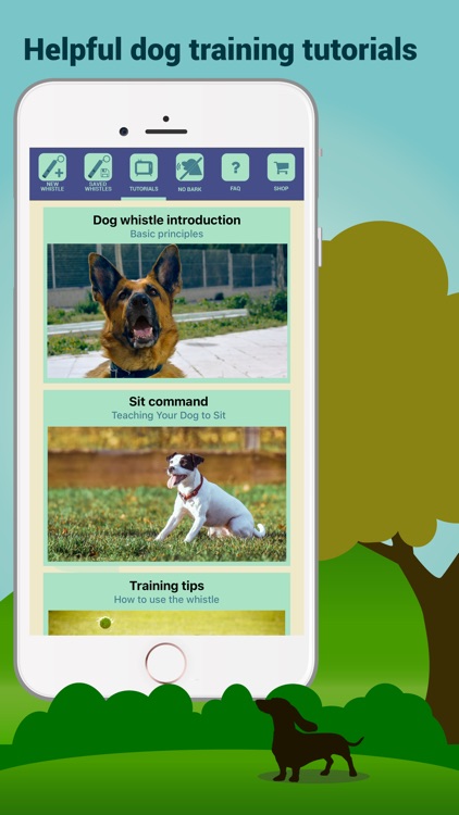 Dog Whistler – Whistle Sounds & Clicker Training