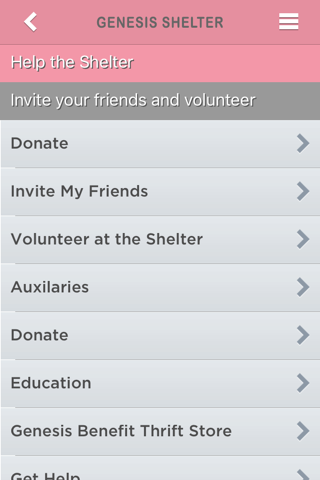 Genesis Women's Shelter screenshot 2