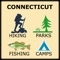 This Application lists all CAMPGROUNDS & RV sites, HIKING TRAILS, RECREATIONAL PARKS, FISHING LAKES and MARINAS in the State