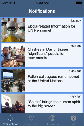 UN Emergency Notifications screenshot 2