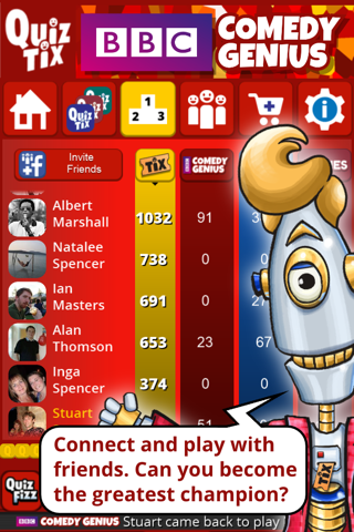 QuizTix: BBC Comedy Genius Quiz screenshot 4