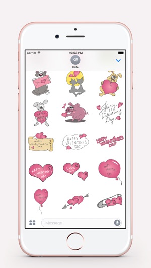 Valentine's Day - Animals Stickers(圖2)-速報App