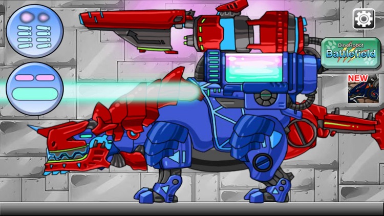 Combine! Dino Robot - Tyranno + Tricera screenshot-3